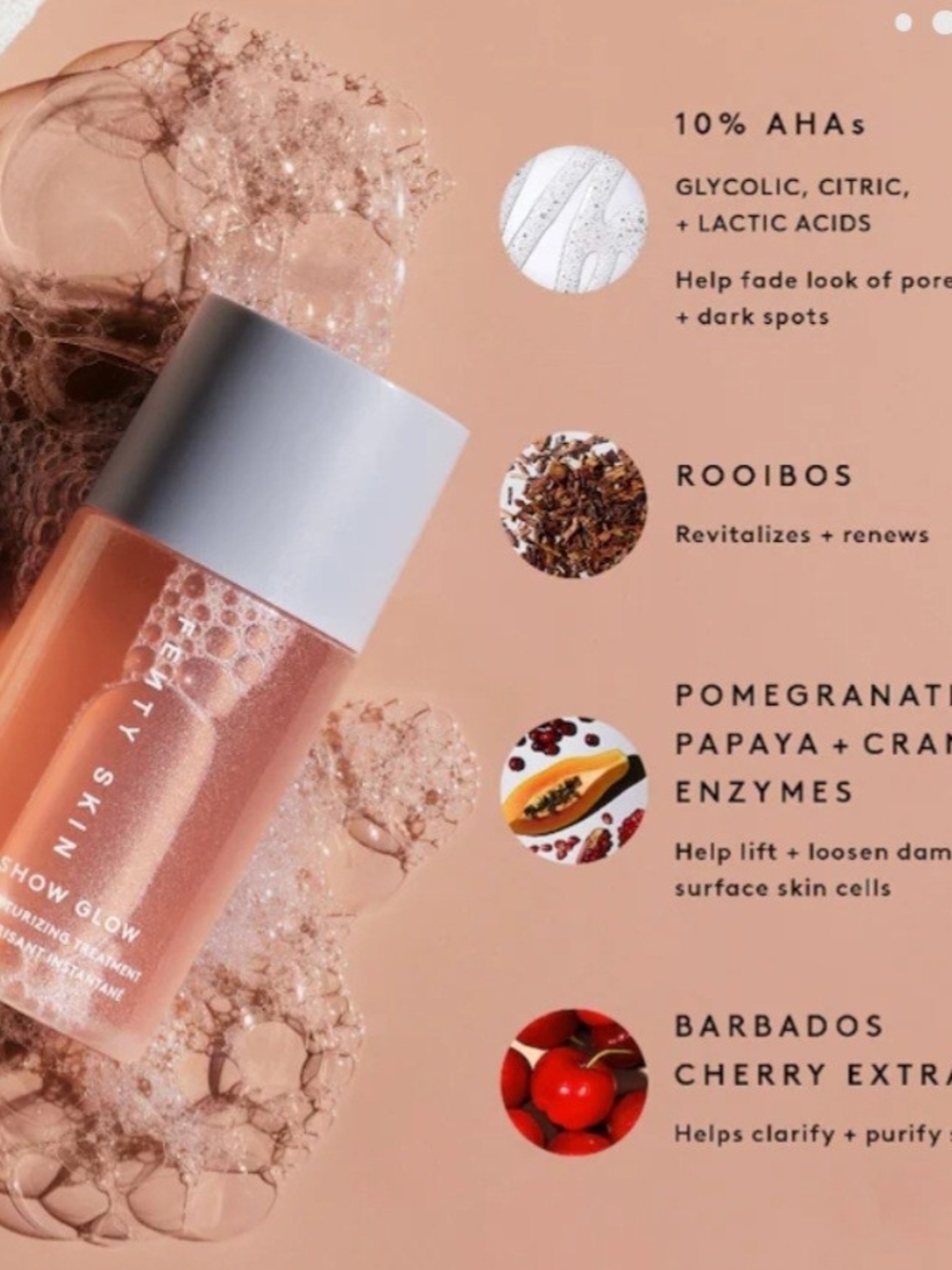 Fenty Skin Pre Show Glow Unstant Retexturing Treatmenr With Reuseable Applicator - Picture 3 of 4